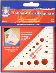 Hobby & Craft Square Midwest Products | No. MW1123