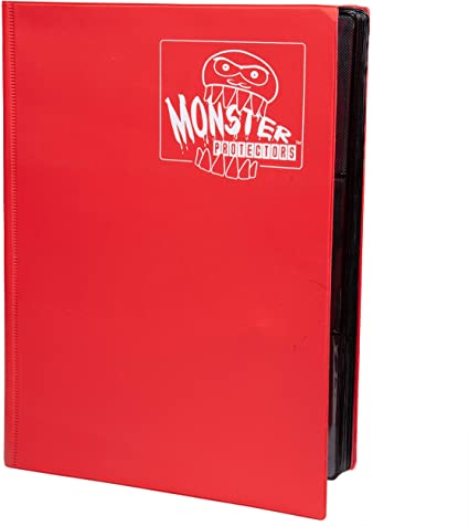 9 POCKET MONSTER BINDER MATTE RED