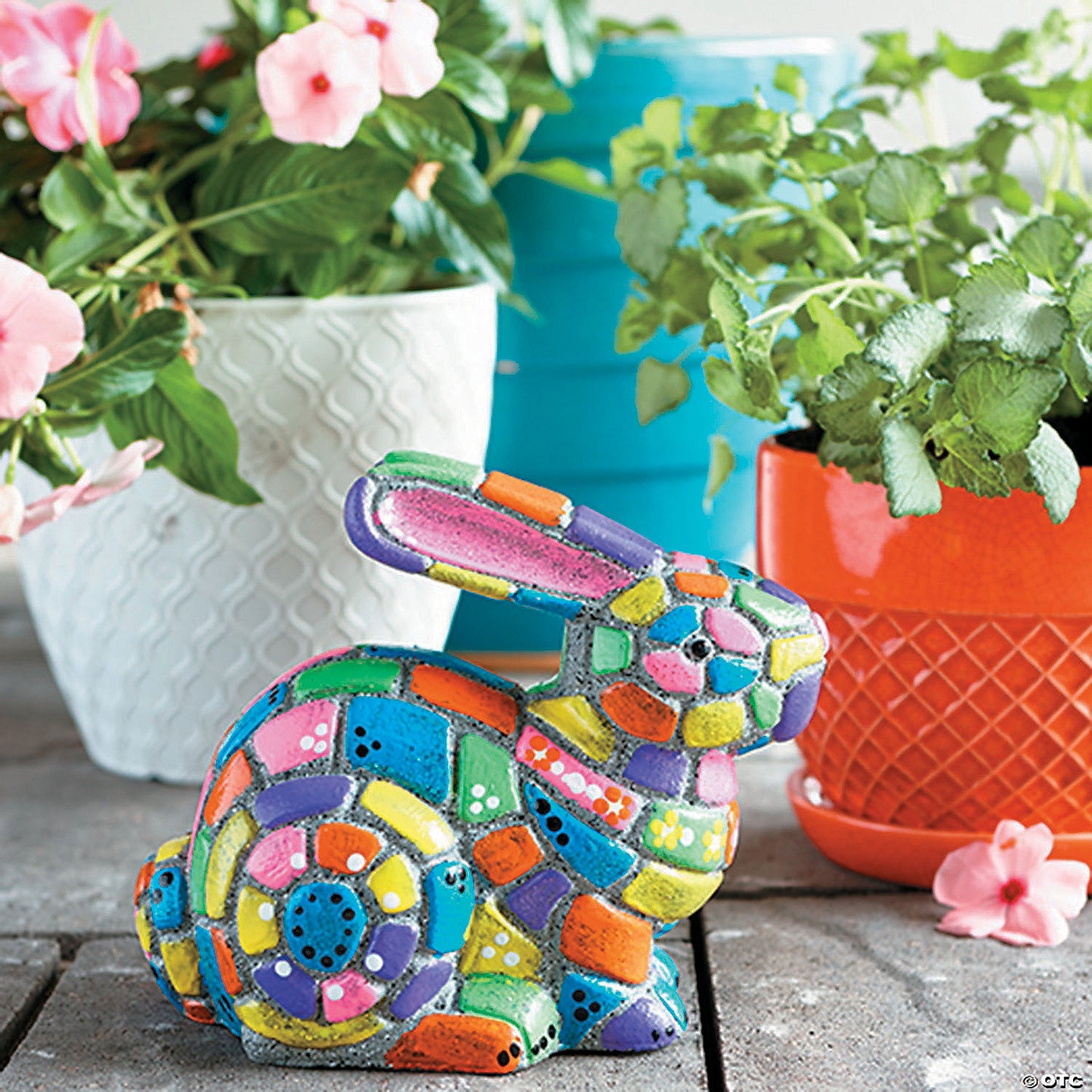 Paint Your Own Stone Mosaic Bunny