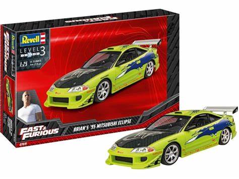 Fast & Furious 1995 Mitsubushi Eclipse Car 1/25 Scale