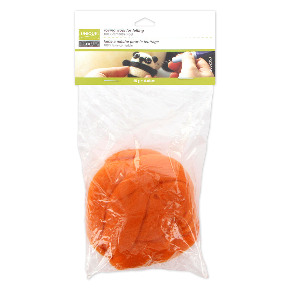 UNIQUE CRAFT Roving Wool - 25g