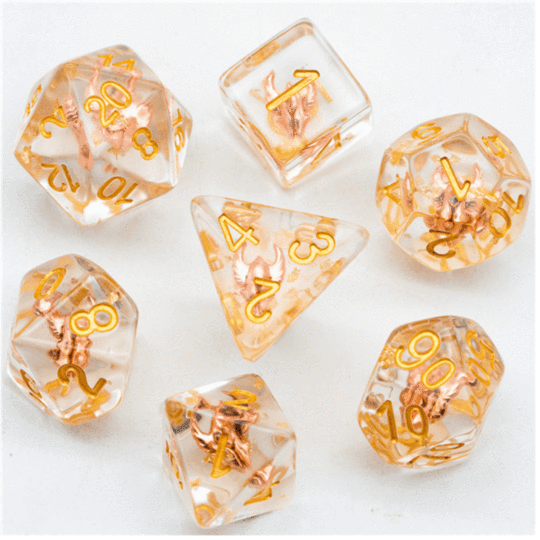 PALADIN'S HELM CLASS RPG DICE SET