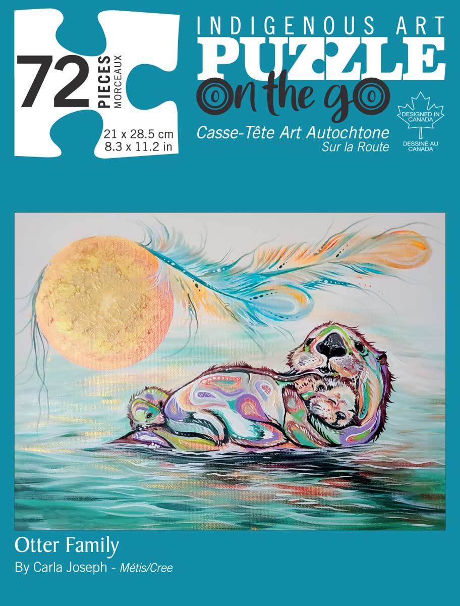 Otter Family 72 PIECE PUZZLE