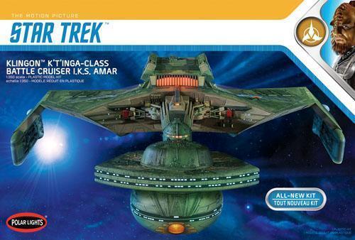 1/350 STAR TREK KLINGON K’T’INGA PLASTIC MODEL KIT