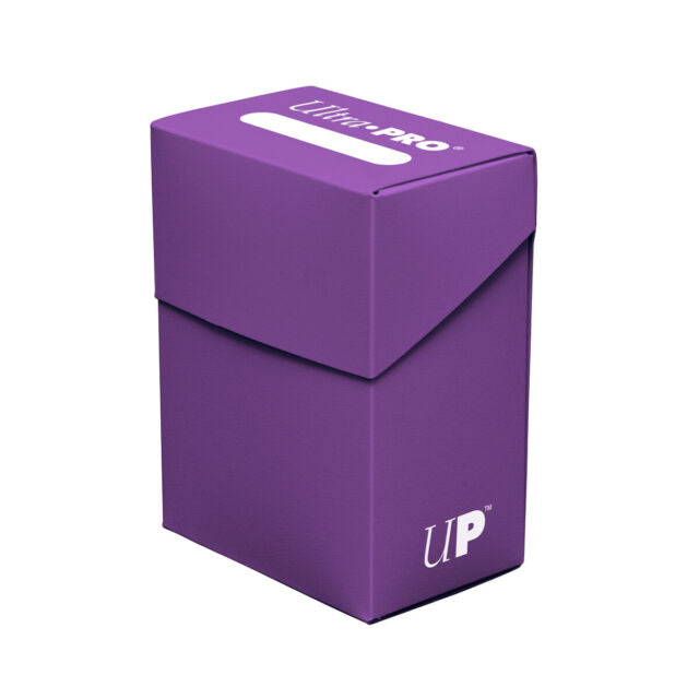 Ultra Pro Deck Box PURPLE Holds Cards In Sleeves