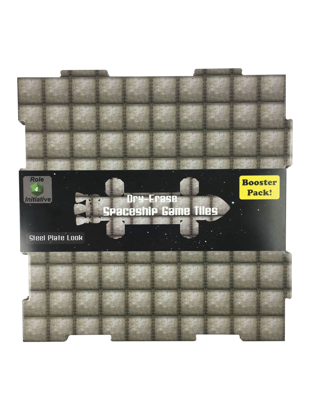 Dry-Erase Dungeon Tiles, Steel Plate, Booster Pack