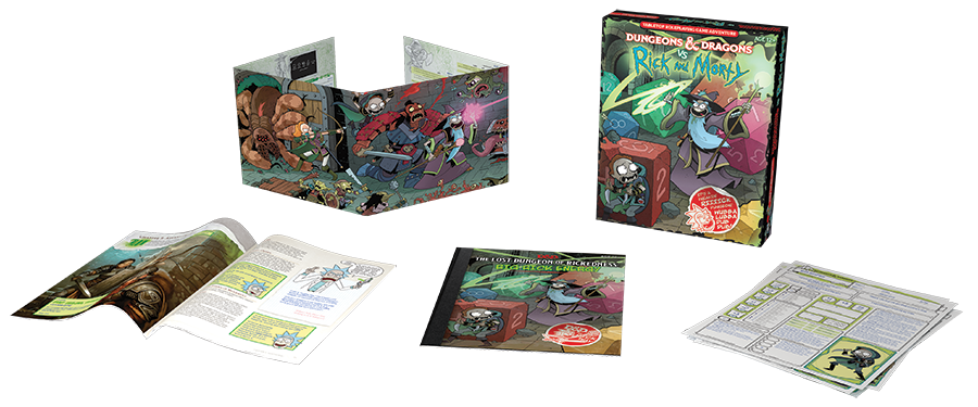 DUNGEONS & DRAGONS VS. RICK AND MORTY TABLETOP ROLEPLAYING GAME ADVENTURE