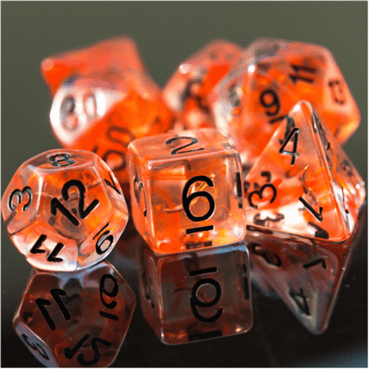 ROGUE'S DAGGER CLASS RPG DICE SET