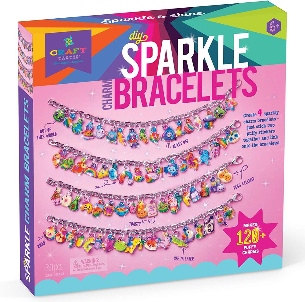 CRAFT-TASTIC® DIY SPARKLE CHARM BRACELETS