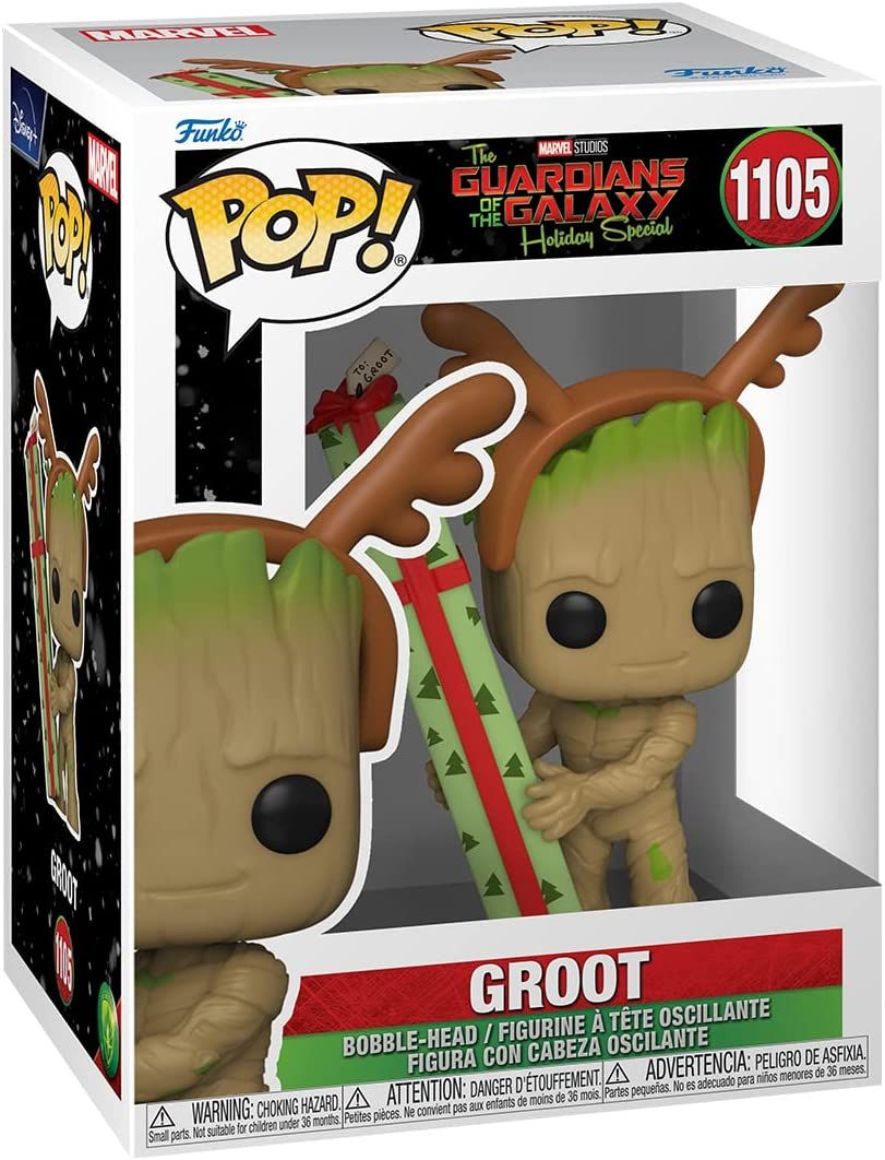 Funko Pop Guardians of the Galaxy Holiday Special Groot #1105