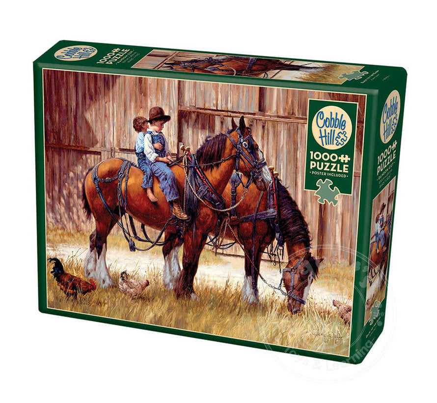 Cobble Hill 1000pc Puzzle - Back to the Barn