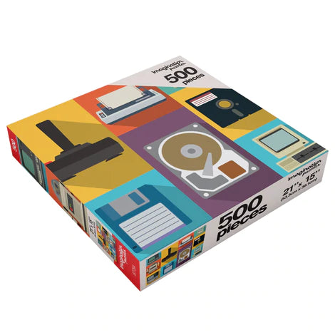 Retro Devices Jigsaw Puzzles - 500 Pieces Each
