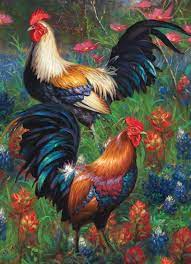 Cobble Hill 1000pc Puzzle - Roosters