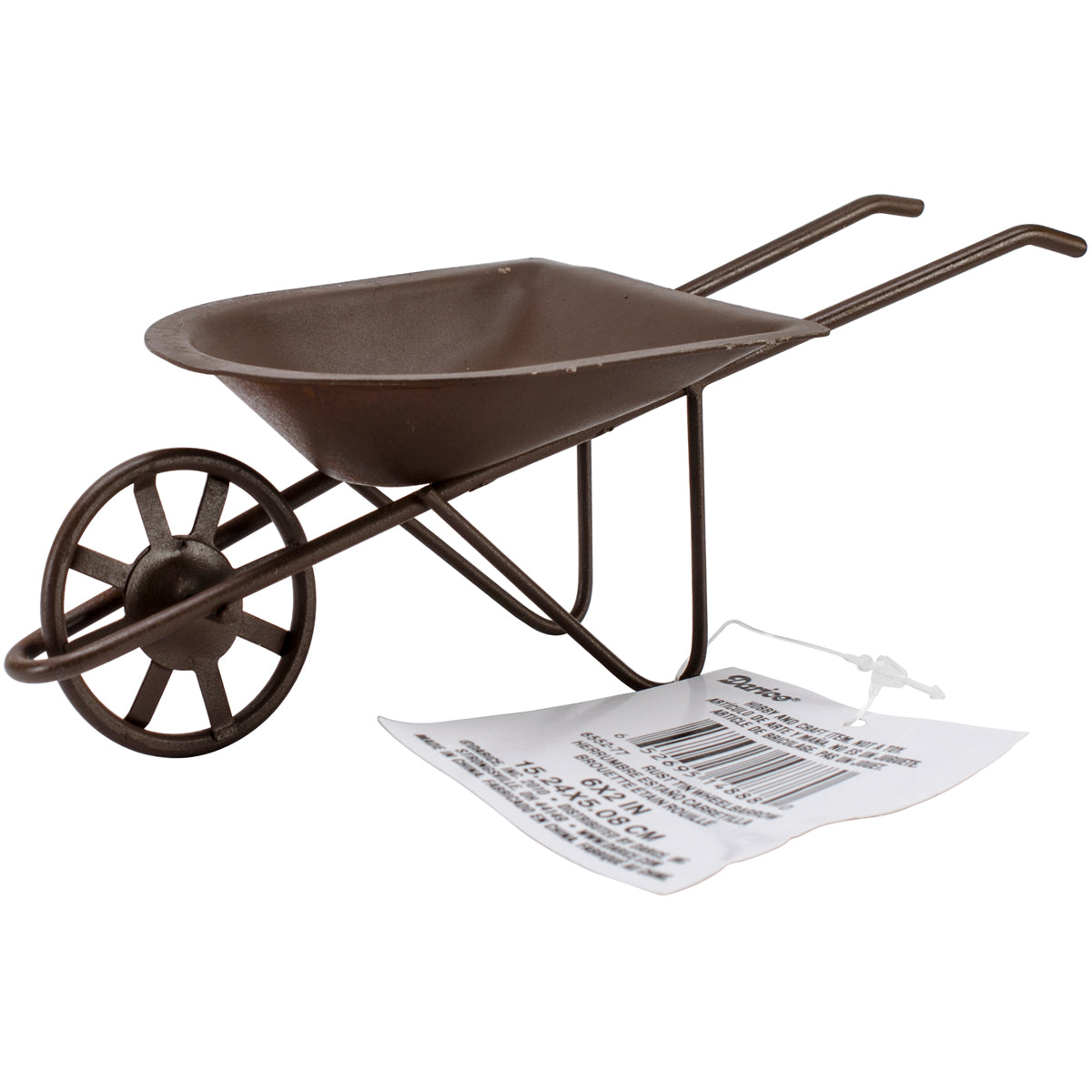 Timeless Miniatures-Rusty Tin Wheelbarrow