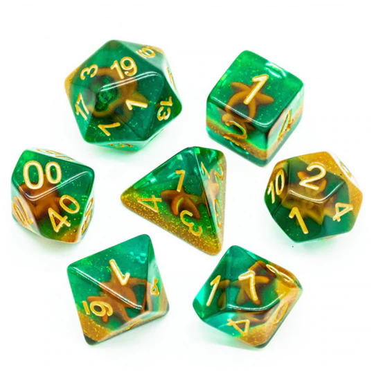 SAND SIFTING STARFISH RPG DICE