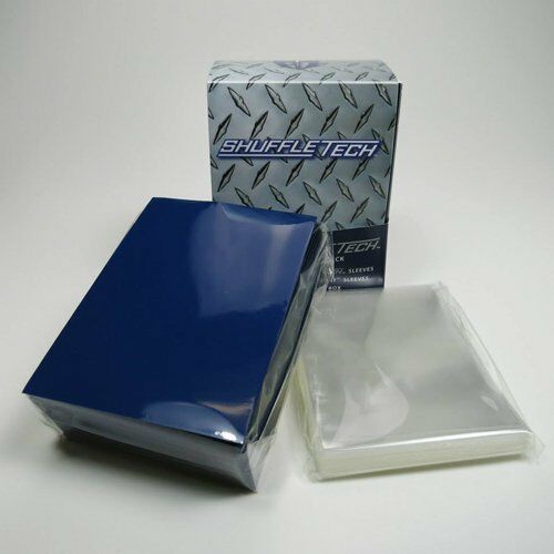 Shuffle Tech Premium Deck Box, Sleeves and Undersleeves (100ct) - Reflex Blue
