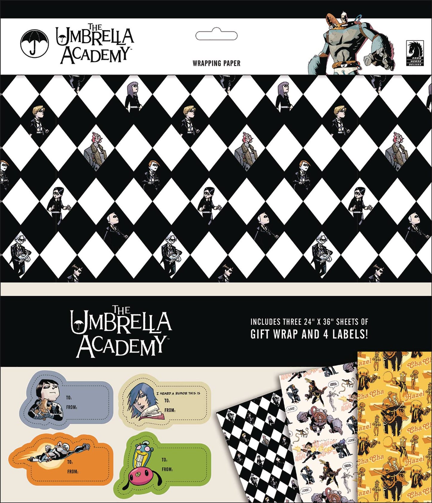 UMBRELLA ACADEMY WRAPPING PAPER