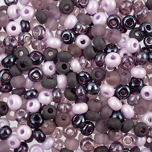 Czech Seed Beads apx 24g 6/0 Satin Luxe Mix