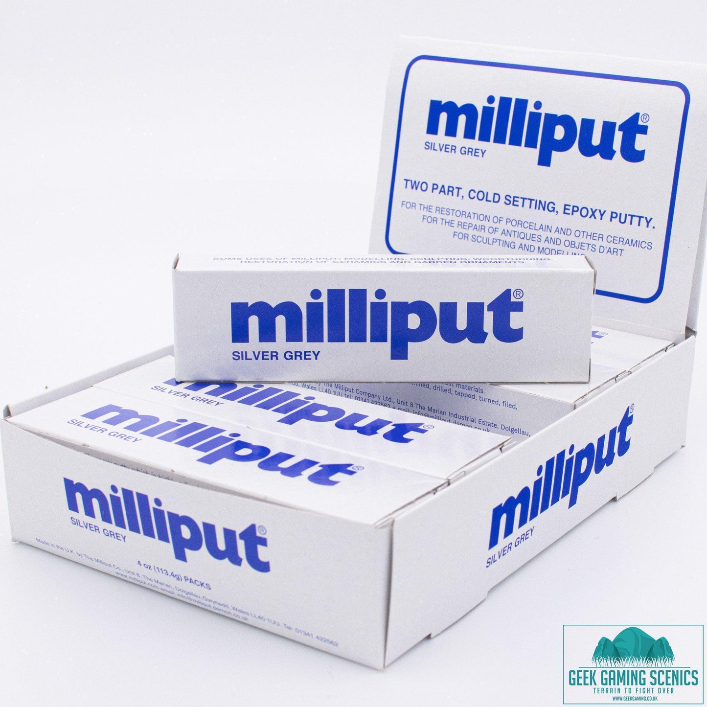 Milliput Silver Grey 4 oz