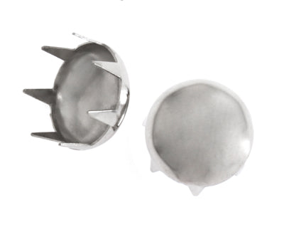 GARMENT STUDS DOME NICKEL 13MM