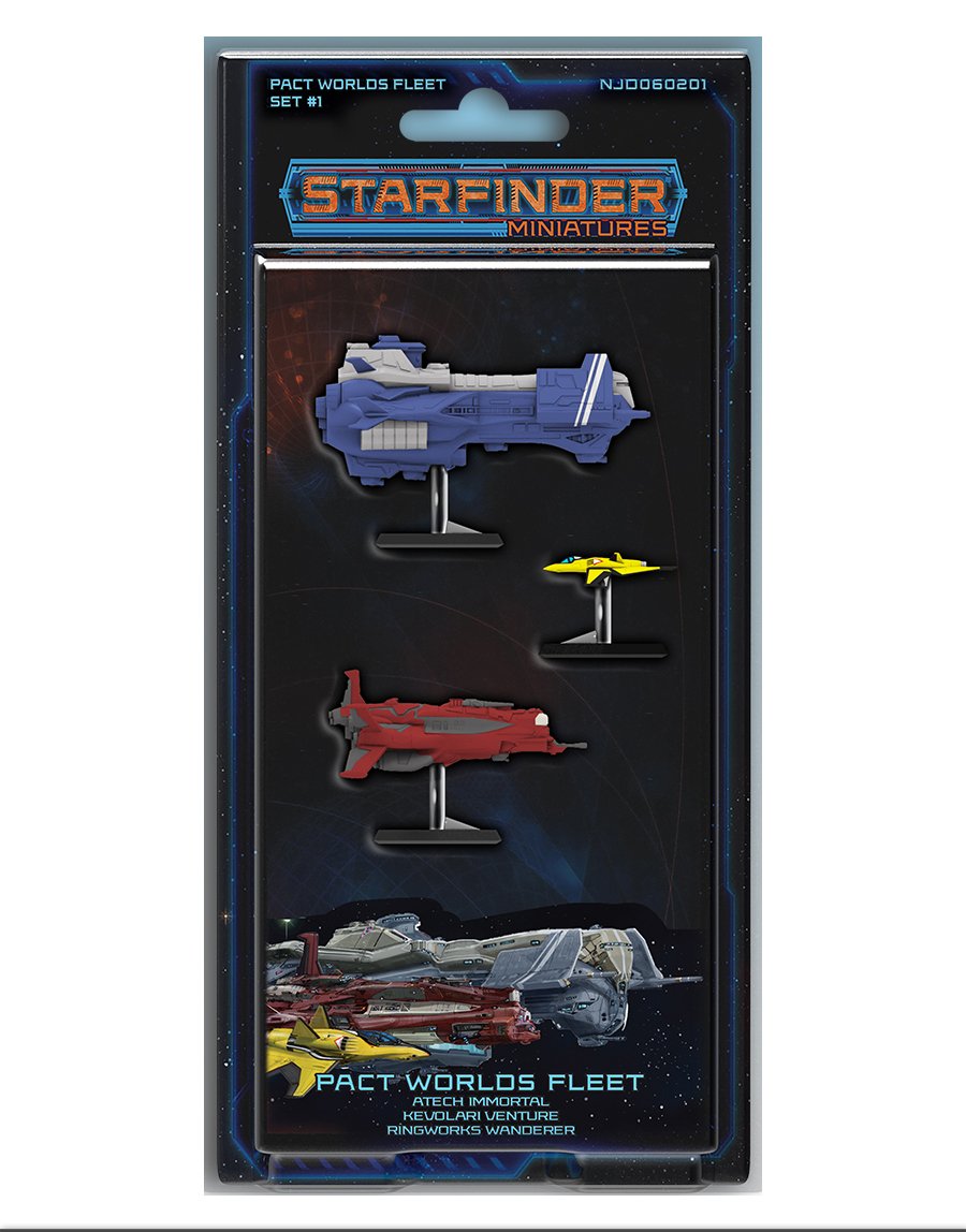 Starfinder Miniatures: Pact Worlds Fleet Set 1
