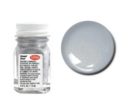 Testors 1146 Enamel Gloss Metallic Silver 1/4 oz