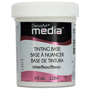 Media Tinting Base White - 4oz Decoart
