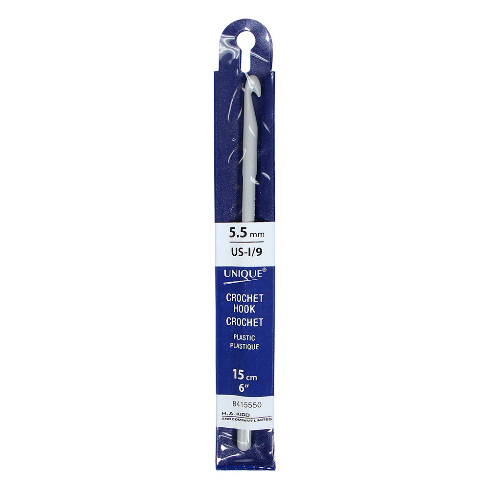 UNIQUE CROCHET Crochet Hooks 15cm (6″) Plastic - 5.5mm/US I-9