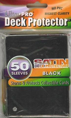 Ultra-Pro Black SATIN SLEEVES Standard Size 50ct