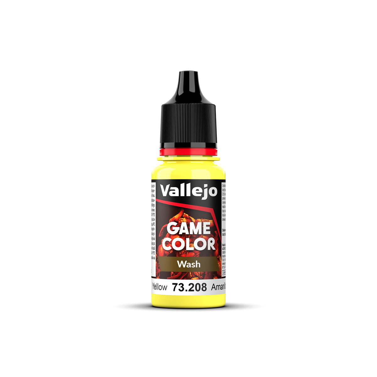 Vallejo Game Color Wash Yellow 18ml 73.208