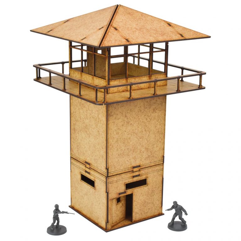The Walking Dead Prison Tower Scenery Set