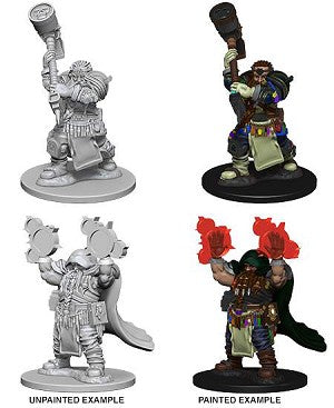 Wizkids D&D Minis 72624 Dwarf Male Cleric