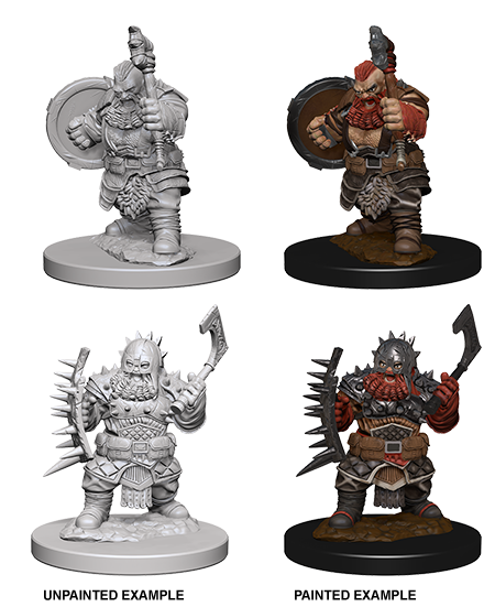 Wizkids Pathfinder Minis 72615 Dwarf Male Barbarian