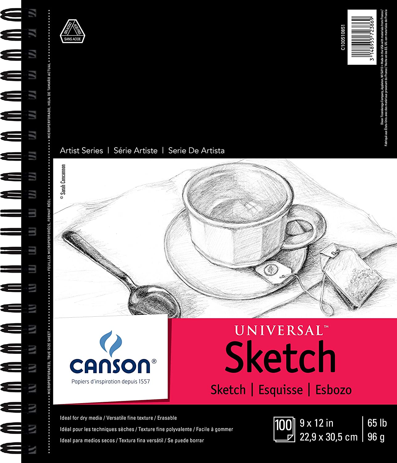 Canson Universal Sketch Pad 9x12