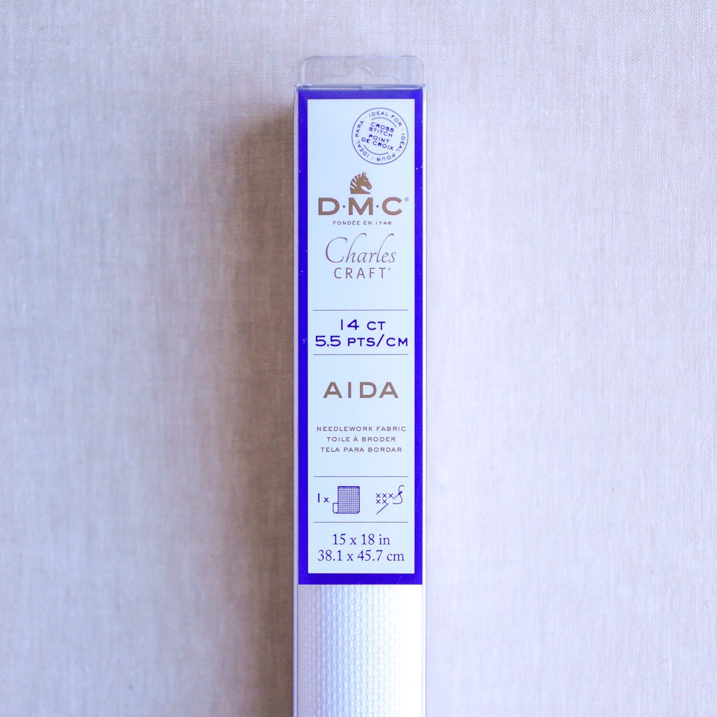 DMC CHARLES CRAFT Cotton Aida 14ct - Antique White