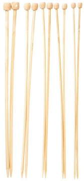 Bamboo Knitting Needles 5pc Set - Small