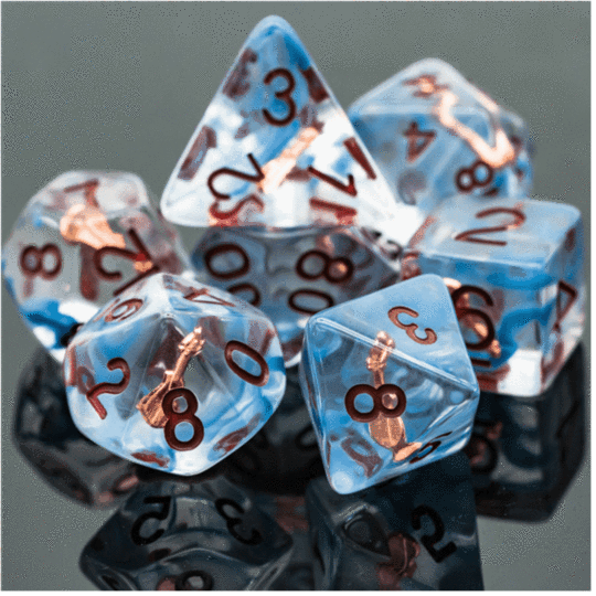 BARD'S LUTE CLASS RPG DICE SET