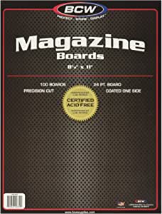 BCW Magazine Backing Boards