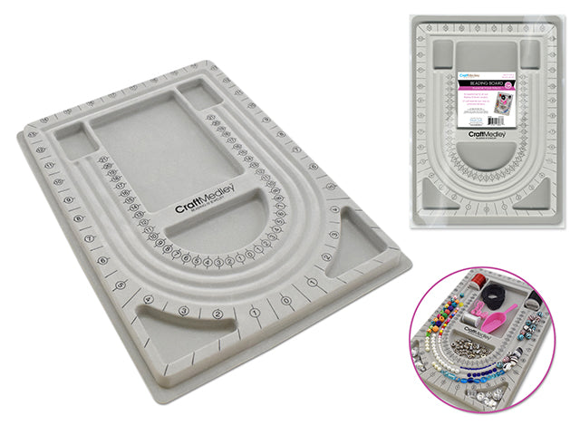 Beading/Jewelry Tool: Flocked Bead Design Board 9.4"x12.6"