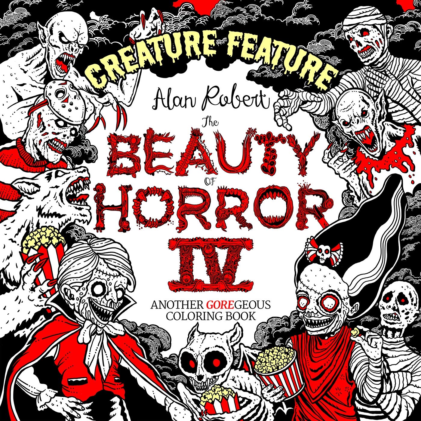 BEAUTY OF HORROR Series COLORING BOOK