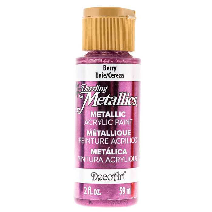 DecoArt® Dazzling Metallics® Paint, 2 oz. Berry