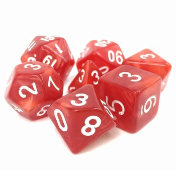 DRAGON'S DICE - 7CT Beserker's Rage - 16MM DICE SET