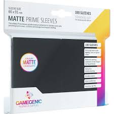 Black 100ct Matte Prime Sleeves GG Standard Size