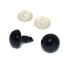 Animal Eyes - Eyes - 12mm Black - 4 Pairs