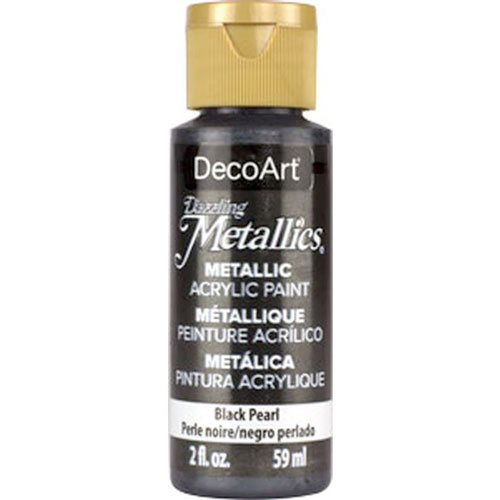DecoArt® Dazzling Metallics® Paint, 2 oz. Black Pearl