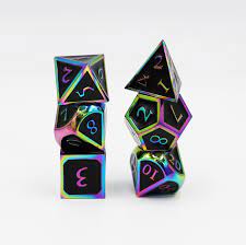 Foam Brain Game Burnt Opal Embossed Onyx Metal 7pc