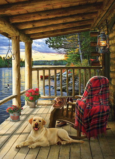 Cobble Hill Cabin Porch 1000pc Puzzle