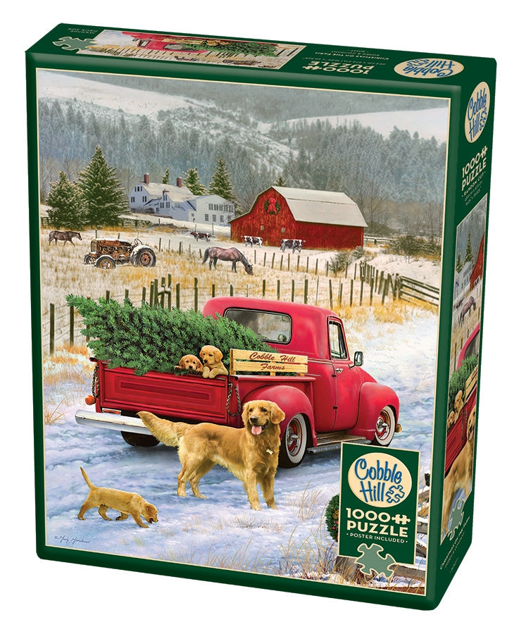 Christmas on the Farm 1000pc Puzzle