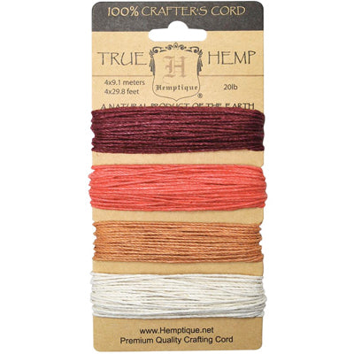 Hemp Cord Set - Coral Reef 20lb - 120'