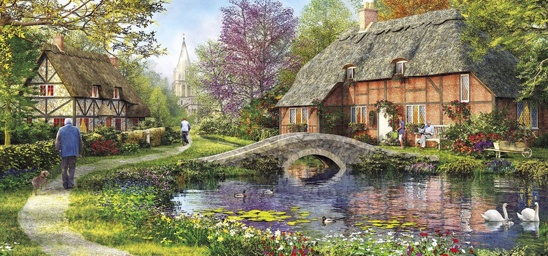 Cottage by the Brook 636 pc Puzzle